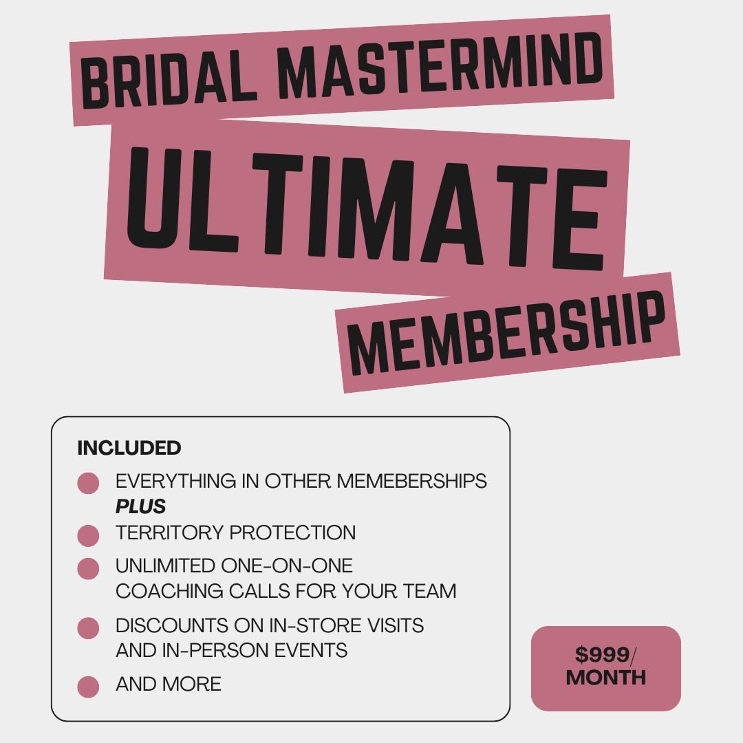 Bridal Coaching for Boutiques